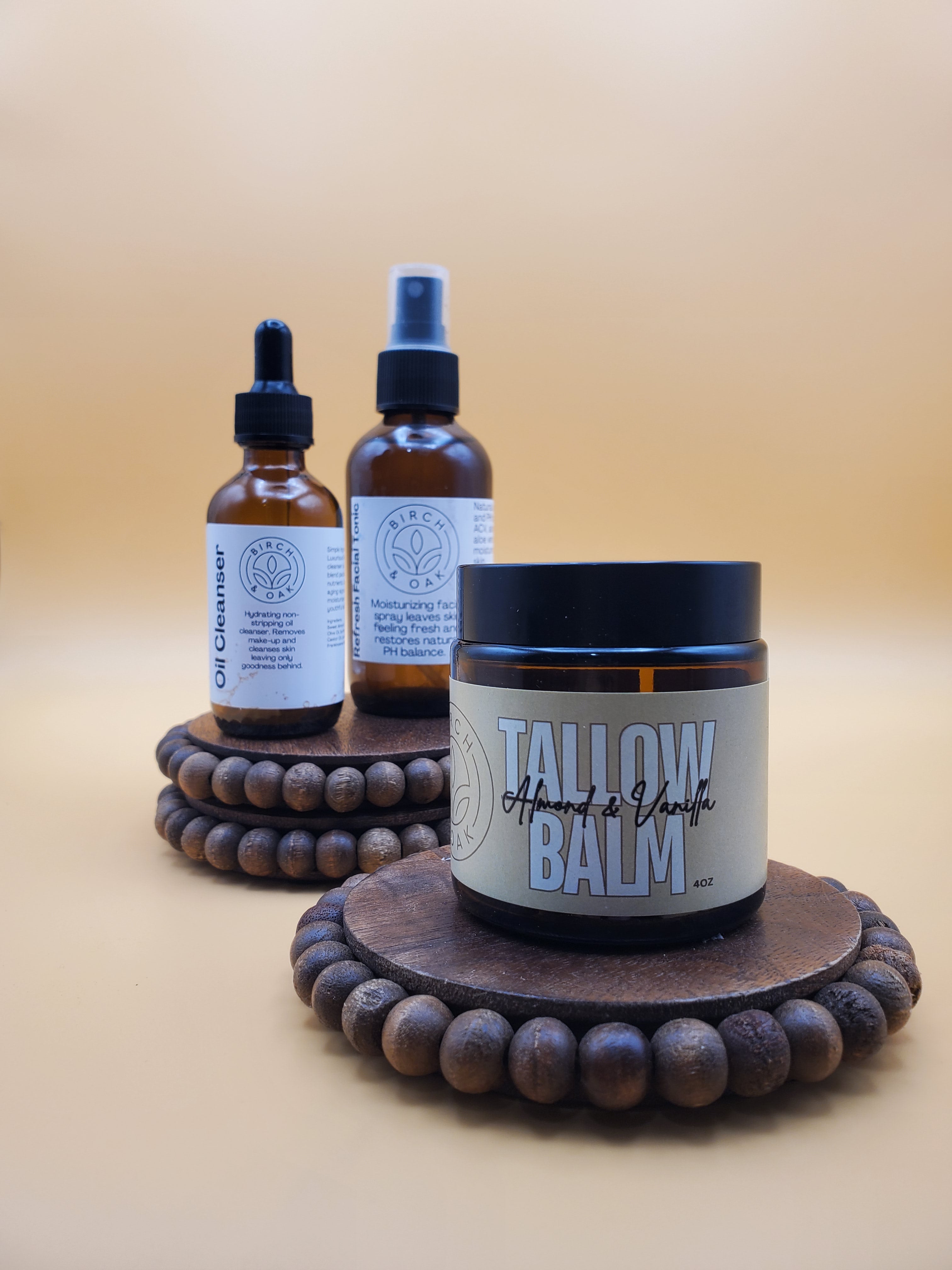 Almond & Vanilla Tallow Balm | Birch & Oak Natural Moisturizer