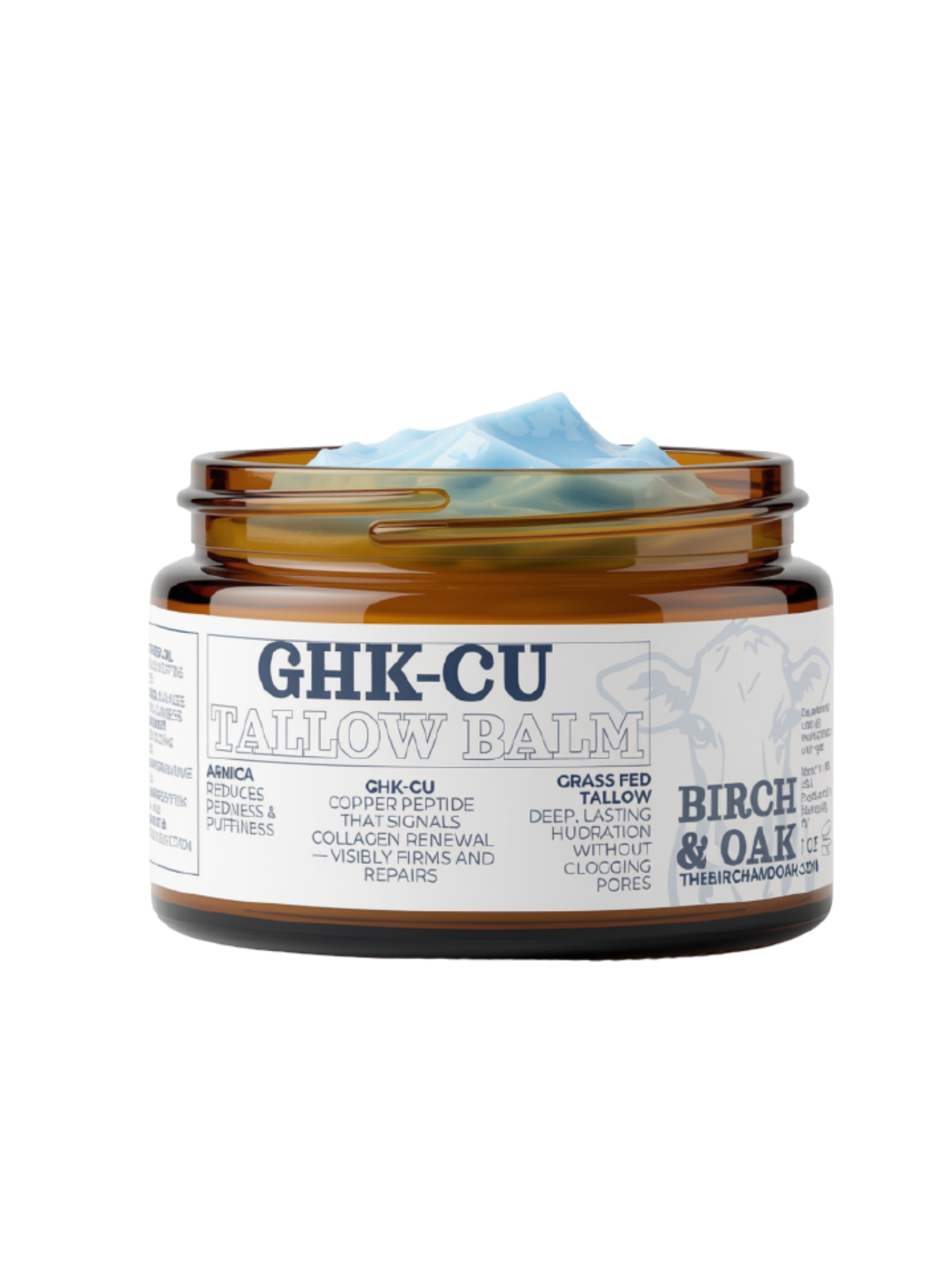 GHK-CU Copper Peptide Tallow Balm - 1 oz | Preorder